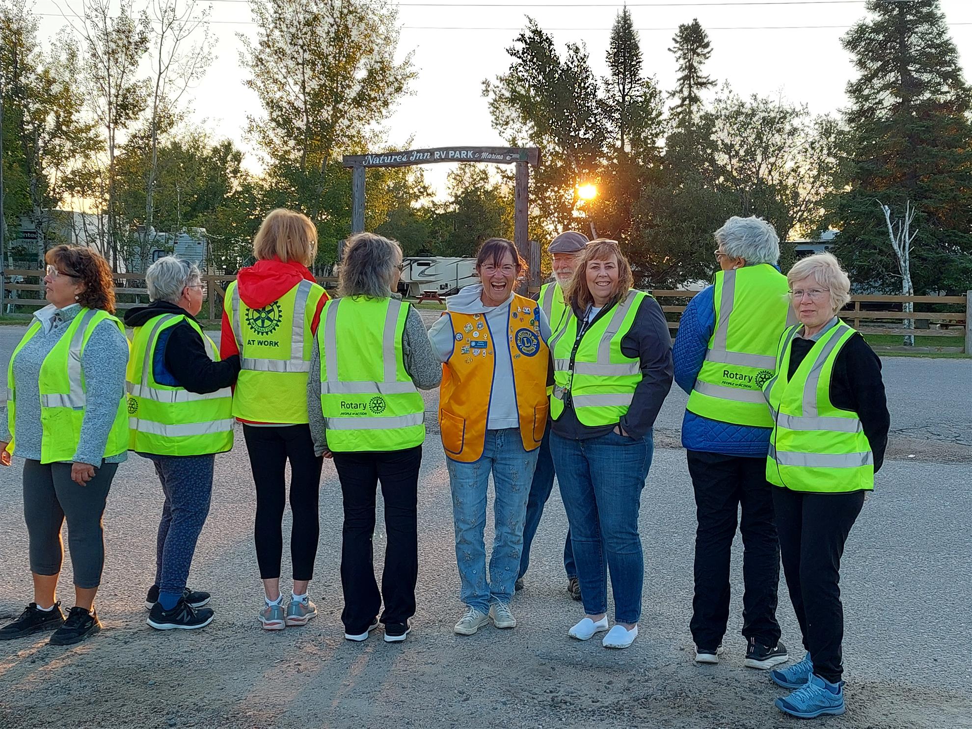 Rotarians assist at we run this city rotary club of dryden